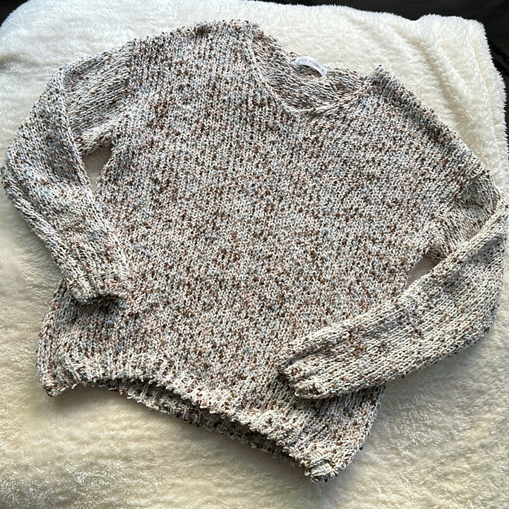 Cozy knit oversized sweater